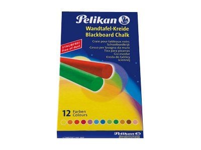 Pelikan 745 - Kritt - assorterte farger (en pakke 12)