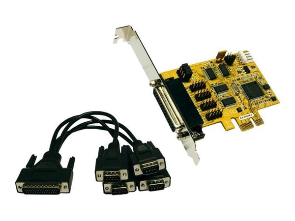 Exsys EX-44044-2 - Seriell adapter - PCIe x16 - RS-232/V.24 x 4