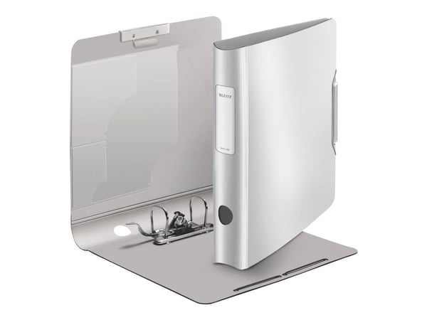Leitz 180° Active Style - Ringperm - bokryggbredde: 65 mm - for A4 (210 x 297 mm) - kapasitet: 350 ark - arktisk hvitt