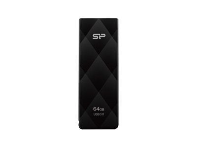 SILICON POWER Blaze B20 - USB-flashstasjon - 64 GB - USB 3.0 - matt svart SILICON POWER Blaze B20 - USB-flashstasjon - 64 GB - USB 3.0 - matt svart