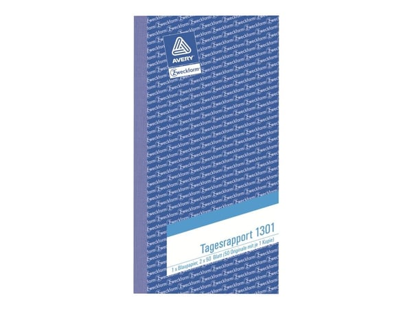Avery Zweckform - Dagsrapport - 50 ark - Kopia - självkopierande