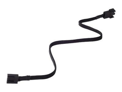 SilverStone CPF03 - Förlängningsströmkabel till fläkt - 4-stifts PWM (hona) till 4-stifts PWM (hane) - 30 cm - svart SilverStone CPF03 - Förlängningsströmkabel till fläkt - 4-stifts PWM (hona) till 4-stifts PWM (hane) - 30 cm - svart