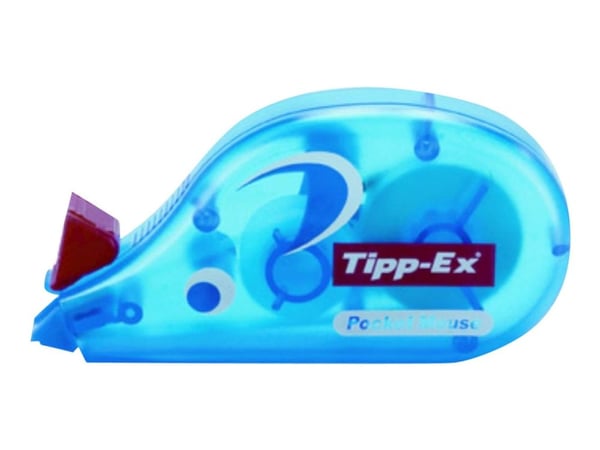 Tipp-Ex Pocket Mouse - Retterulle - 4.2 mm x 10 m - gjennomskinnelig - polyester