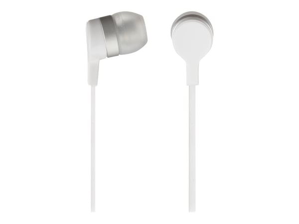 KitSound Mini - Ørepropper med mikrofon - i øret - kablet - 3,5 mm jakk - hvit