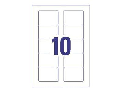 Avery Diskette Labels - Hvit - 70 x 50.8 mm 250 etikett(er) (25 ark x 10) diskettetiketter