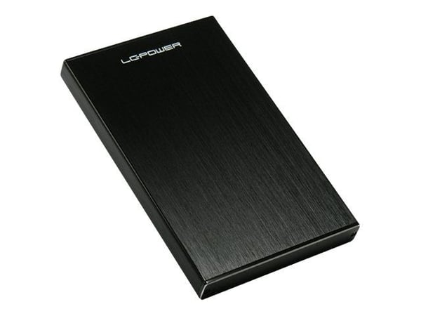 LC Power LC-25U3-Becrux - Lagringspakning - 2,5" - SATA 6Gb/s - 600 MBps - USB 3.0 - sort