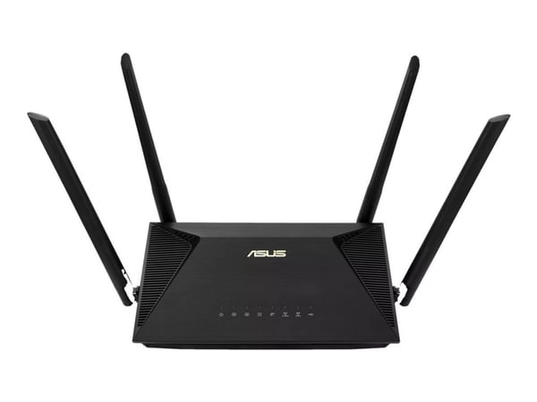 ASUS RT-AX1800U, Wi-Fi 6 (802.11ax), Kaksitaajuus (2,4 GHz/5 GHz), Ethernet LAN, musta, Pöytäreititin