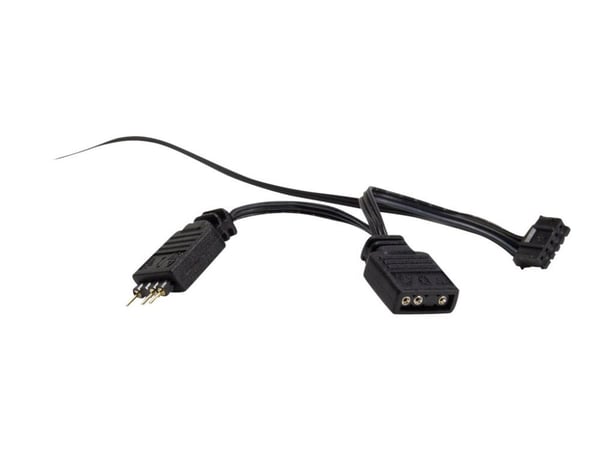 Inter-Tech fläkt 120 * 120 * 25 ARGUS RS-071 RGB, kristalleffekt detaljhandel