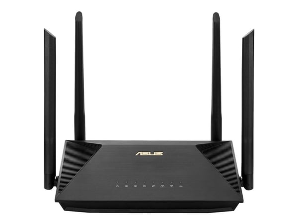 ASUS RT-AX1800U, Wi-Fi 6 (802.11ax), Kaksitaajuus (2,4 GHz/5 GHz), Ethernet LAN, musta, Pöytäreititin
