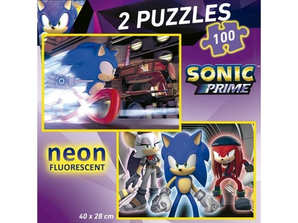 Educa 2x100 Sonic Prime Neon
