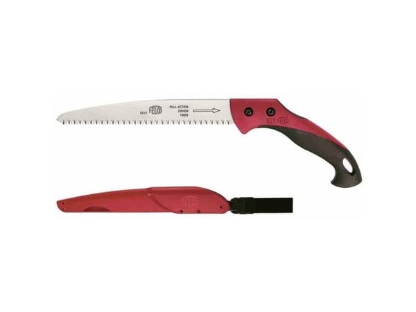 Felco trädsåg 621, trä, stål, svart, röd, rostfritt stål, svart, röd, 1 st, 30,5 cm