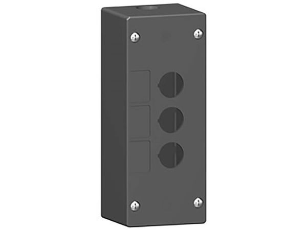 Trykknapbox tom m/3 hul aggresivt miljø
