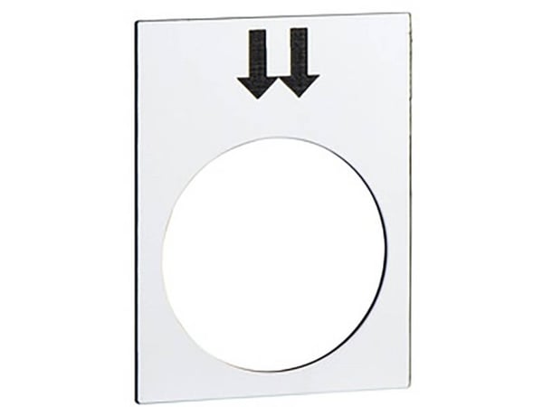 Schneider Electric ZB2BY4908, Valkoinen, 30 mm, 40 mm, 1 kpl, Tšekin tasavalta