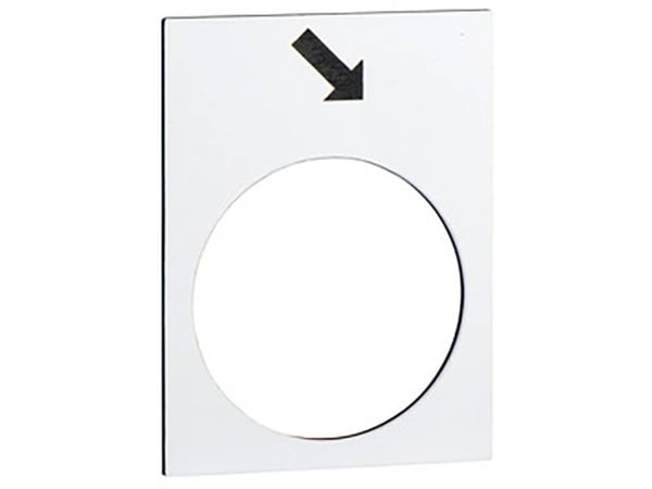 Schneider Electric ZB2BY4913, Valkoinen, 30 mm, 40 mm, 1 kpl, Tšekin tasavalta