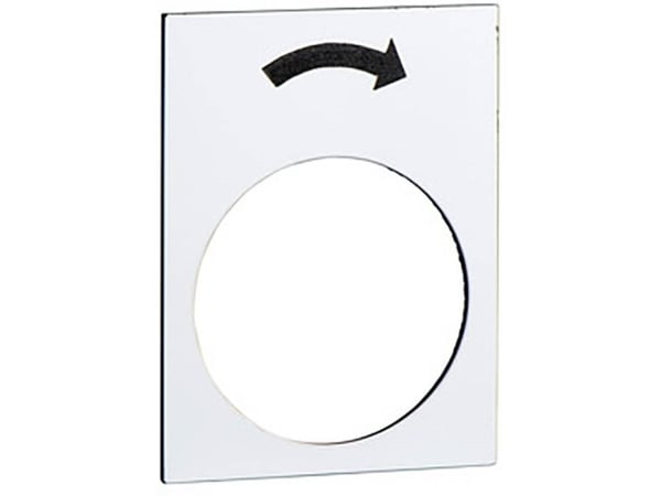 Schneider Electric ZB2BY4919, Vit, 30 mm, 40 mm, 1 styck, Tjeckien