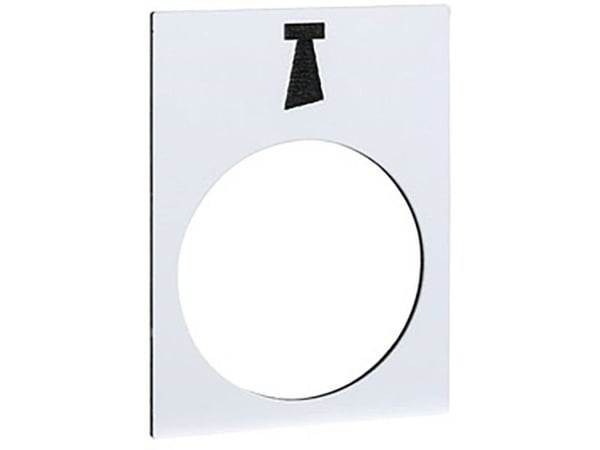 Schneider Electric ZB2BY4932, Valkoinen, 30 mm, 40 mm, 1 kpl, Tšekin tasavalta