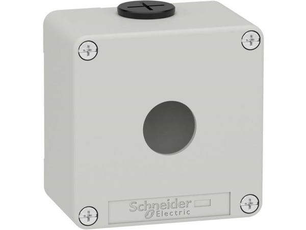 Schneider Electric Harmony XAP tom styrkassett grå 1 hål XAPD1201