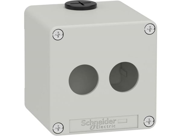 Schneider Harmony XAP Kontrollkabin tom grå 2 XAPD1502-porter