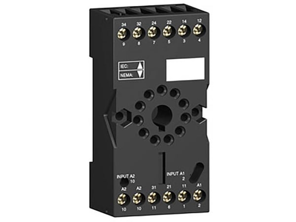 Schneider Electric RUZSC2M, musta, IP20, UL CSA, 250 V, 12 A, 95 g