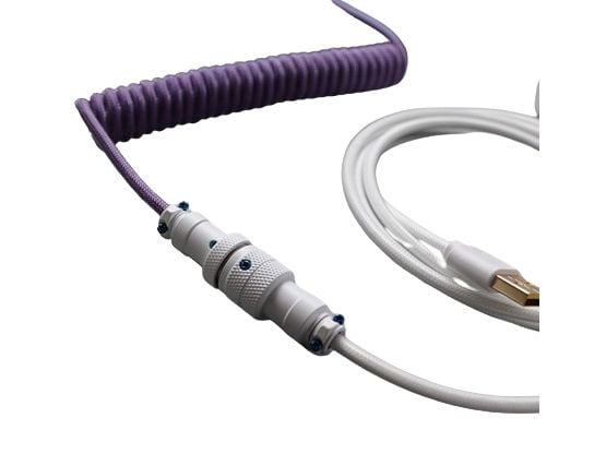 Ducky Premicord - USB-kabel - 24 pin USB-C (hann) til USB (hann) - 1.8 m - rullet sammen, formstøpt
