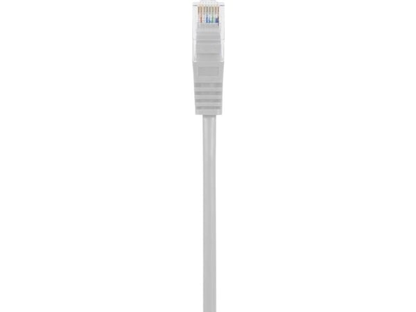 Renkforce RF-5047508 RJ45 verkkokaapeli, patch-kaapeli CAT 5e U/UTP 0,50 m harmaa lukitussuojalla 1 kpl