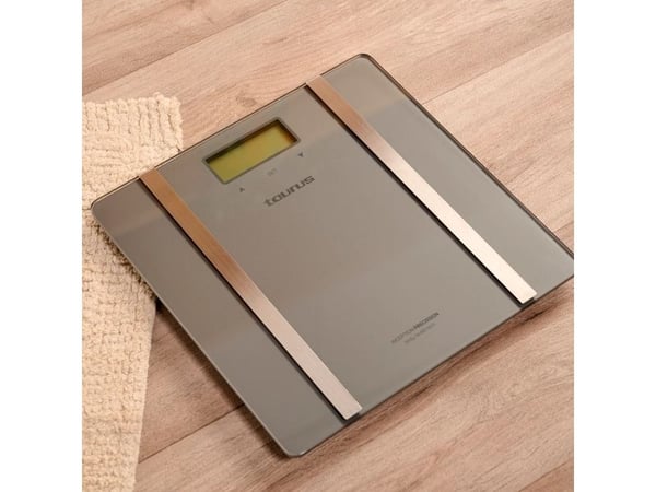 Taurus Inception Precission, elektronisk personvekt, 180 kg, 100 g, grå, 3 kg, kg, lb