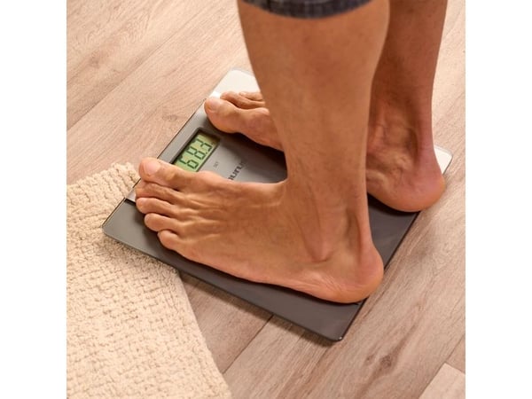 Taurus Inception Precission, elektronisk personvekt, 180 kg, 100 g, grå, 3 kg, kg, lb