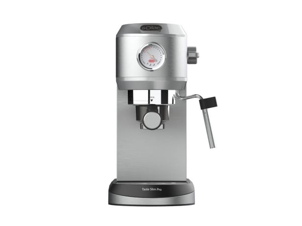 Solac Taste Slim Pro, Espressomaskin, 1 l, Malt kaffe, 1350 W, Rustfritt stål