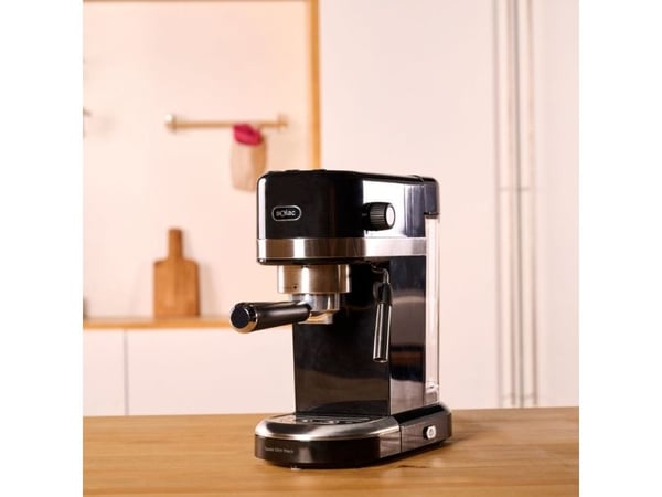 Solac Taste Slim Black, Espressomaskin, 1,4 l, Malt kaffe, 1350 W, Sort