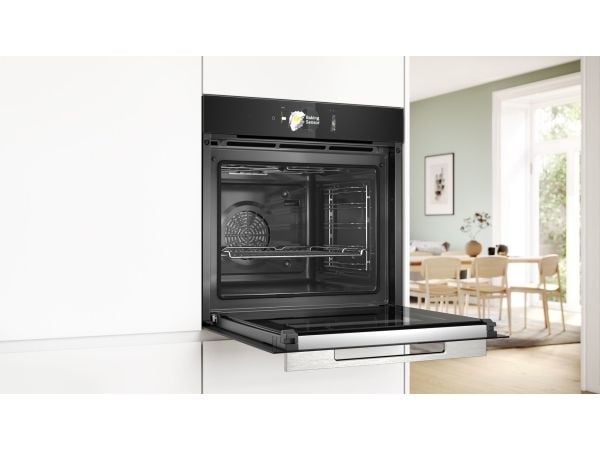 Bosch Serie 8 HBG7784B1, Medium, Elektrisk ugn, 71 l, 71 l, 30 - 300 ° C, Hydrolytisk + Pyrolytisk