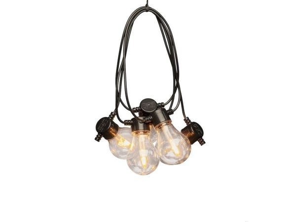Konstsmide 2341-800SP Aurinkovalaisinketju Ulkoinen Akkukäyttöinen Lampujen lukumäärä 10 LED (RGB) Amber Valaistu Pituus: 4,5 m Valon väri säädettä...