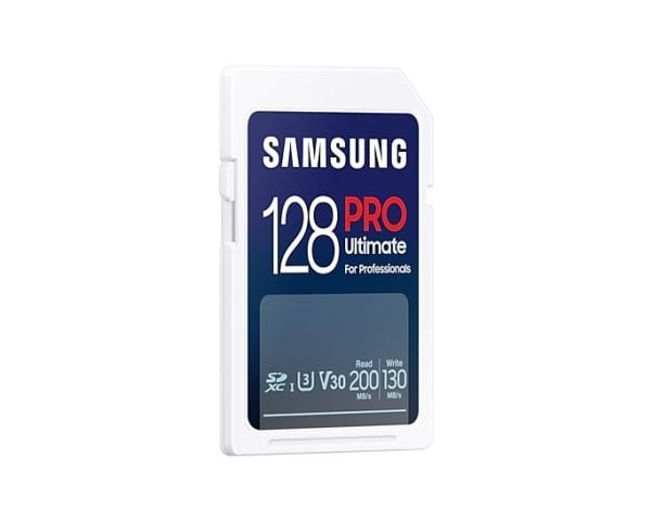 Samsung PRO Ultimate MB-SY128SB - Flashminnekort - 128 GB - Video Class V30 / UHS-I U3 - SDXC UHS-I - hvit