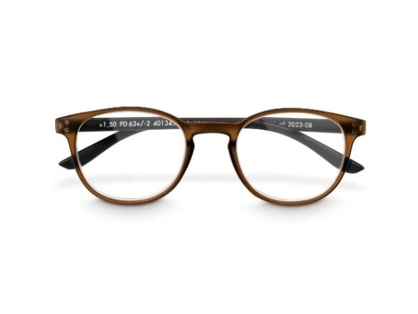Hama 00096234, Plast, Unisex, Oval, Full rim, Plast, Brun