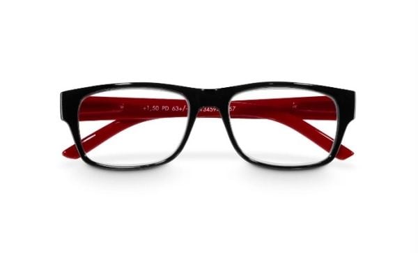 Hama 00096209, Plast, Unisex, Rektangel, Full rim, Plast, Svart