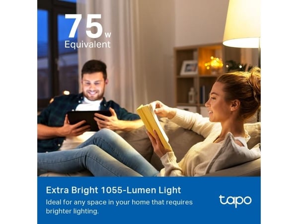 TP-Link Tapo L535E, Smartpære, Wi-Fi/Bluetooth, Hvit, 802.11b, 802.11g, Wi-Fi 4 (802.11n), WPA-PSK, WPA2-PSK, WPA3-SAE, LED