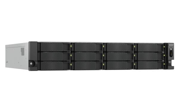 QNAP TS-H1277AXU-RP - NAS-server - 12 brønner - kan monteres i rack - SATA 6Gb/s - RAID 0, 1, 5, 6, 10, 50, 60, JBOD - RAM 32 GB - 2.5 Gigabit Ethe...