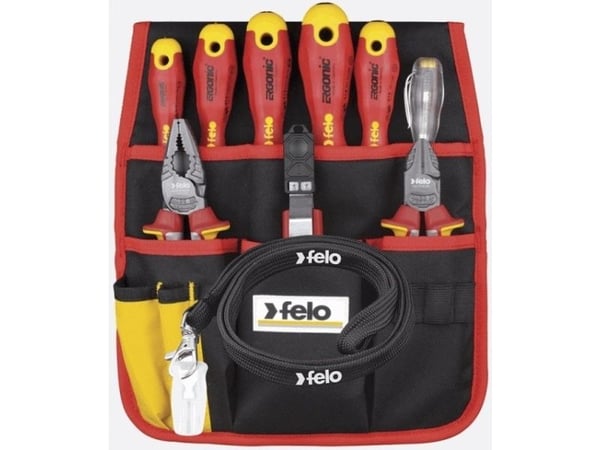 Felo VDE-set m/bältväska - 9 delar