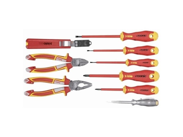 Felo VDE-set m/bältväska - 9 delar