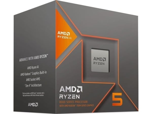 AMD Ryzen 5 8600G - 4.3 GHz - 6-core - 12 trådar - 16 MB cache - Socket AM5 - Box