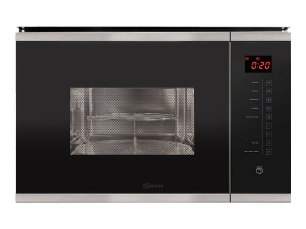 GRAM X-type IM 20614-90 X - Mikrobølgeovn med grill - innebygd - 25 liter - 900 W - EasyOff stål