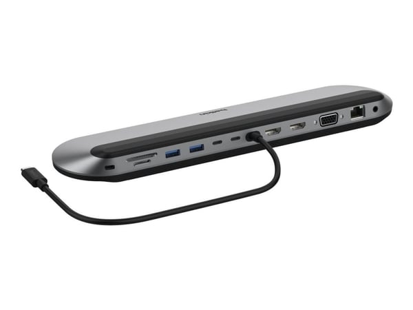 Belkin CONNECT Universal USB-C 11-in-1 Pro Dock - Dokkingstasjon - USB-C - 2 x HDMI, VGA - 2.5GbE