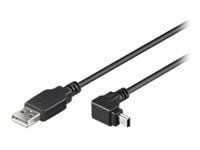 MicroConnect - USB-kabel - USB (hann) til mini-USB type B (hann) - 1.8 m - rettvinklet kontakt