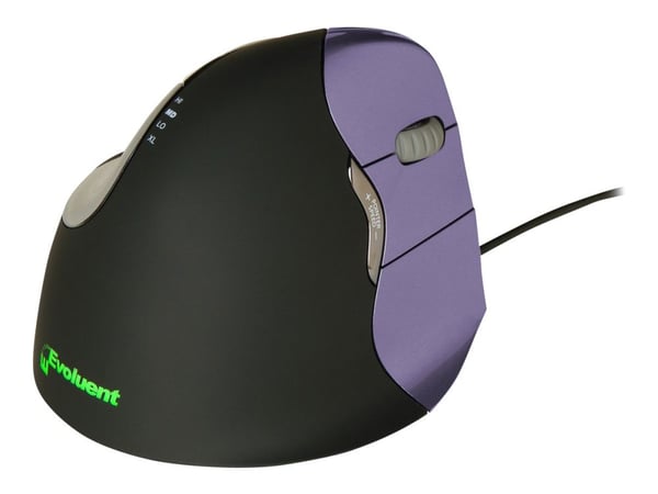 Bakker Elkhuizen Evoluent4 Small ergonomic vertical - Vertikal mus - høyrehendt - optisk - kablet