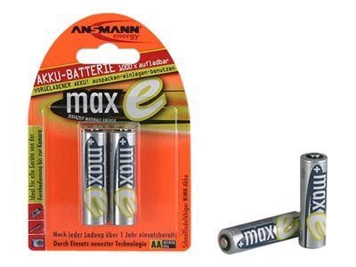 ANSMANN maxE - Batteri 2 x AA type - NiMH - (oppladbart) - 2100 mAh