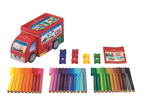 Faber-Castell CONNECTOR Pen Truck - Fibertuppenn - assorterte farger (en pakke 33)