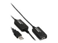 MicroConnect - USB-forlengelseskabel - USB (hunn) til USB (hann) - USB 2.0 - 15 m - aktiv