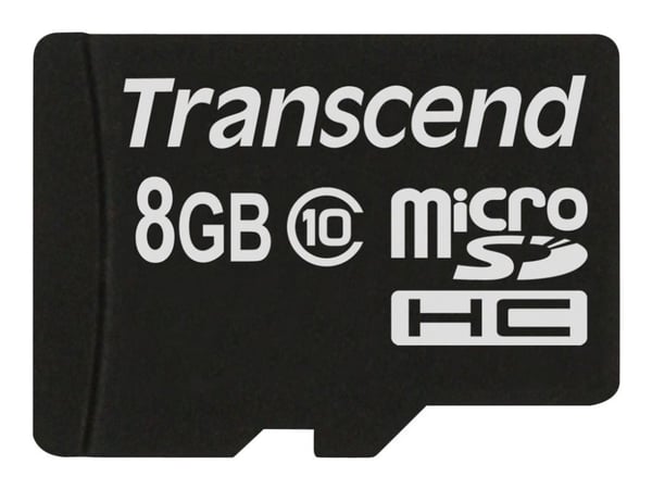 Transcend Premium - Flash-muistikortti - 8 GB - Luokka 10 - 133x - microSDHC