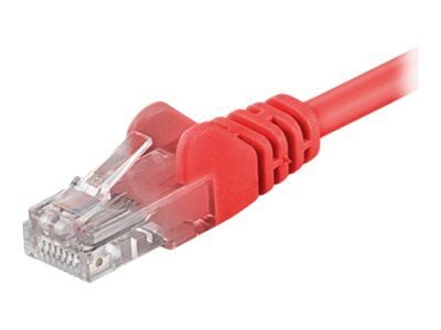 goobay - Nettverkskabel - RJ-45 (hann) til RJ-45 (hann) - 5 m - UTP - CAT 6 - formstøpt, uten hindringer - rød