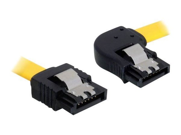 DeLOCK SATA 30cm, 0,3 m, SATA I, Keltainen