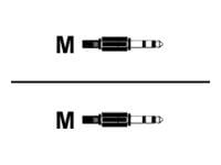MicroConnect - Lydkabel - minijakk hann til minijakk hann - 50 cm